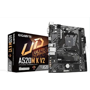 Placa Madre Gigabyte A520M K V2 (Micro ATX, Socket AM4)