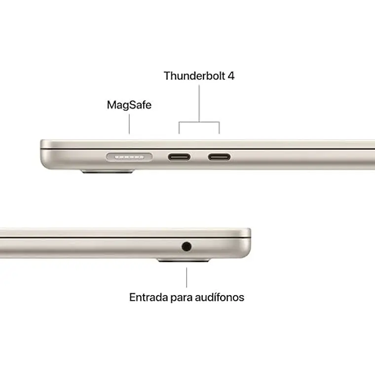 MacBook Air de 15.3“ (M5 10Core, GPU 10Core, 16GB Ram, 512GB, MacOS) Medianoche 3