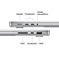 MacBook Pro de 14“ (M5 Pro 15Core, GPU 16Core, 24GB Ram, 1TB, MacOS) Silver - Miniatura 3