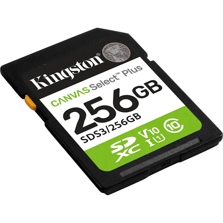 Tarjeta de Memoria SD 256GB XC Canvas Select Plus Gen3  2