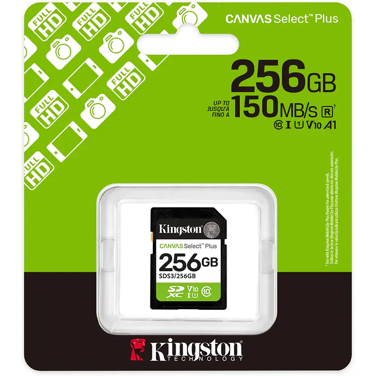 Tarjeta de Memoria SD 256GB XC Canvas Select Plus Gen3  3