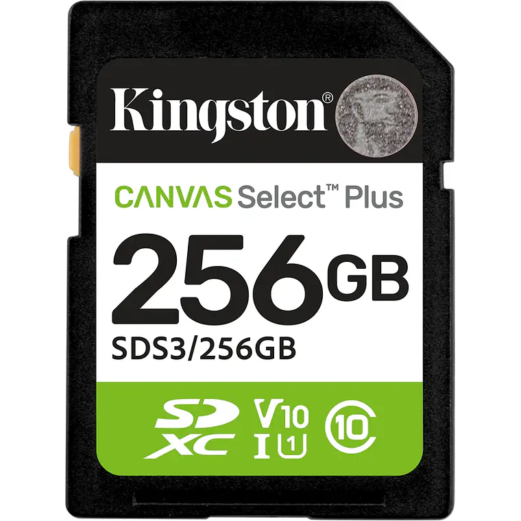 Tarjeta de Memoria SD 256GB XC Canvas Select Plus Gen3  1