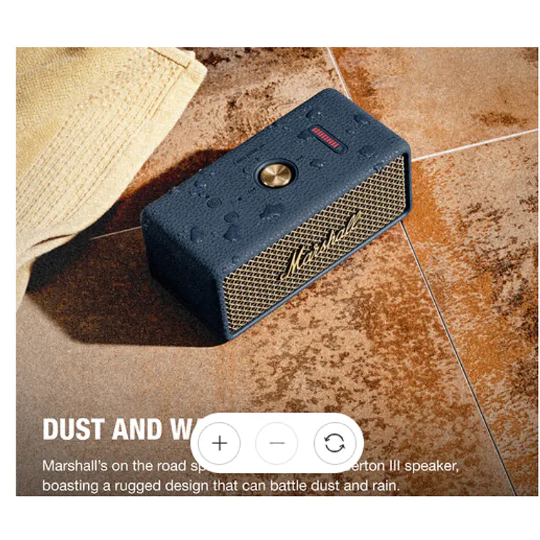 Parlante portatil Emberton III Marshall azul medianoche 5