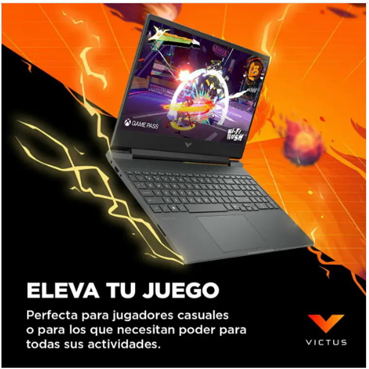 Notebook HP Gaming Victus 15-FB3018LA de 15.6“ (AMD Ryzen 7, 8GB Ram, 512GB SSD, Nvidia GeForce RTX 30350, Win11 Home) 8