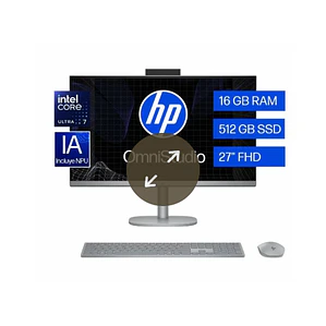 All In One HP OmniStudio x 27-cs0272la de 27“ (Intel Ultra 7 155, 16GB Ram, 512GB SSD, Win11 Home)