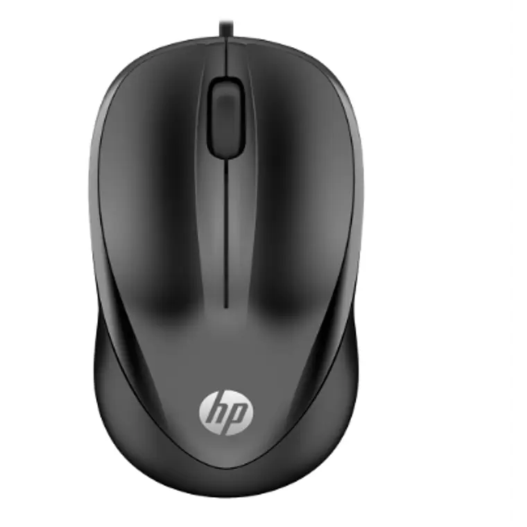 Mouse Optico HP x1000 (1200dpi, 3 botones, USB, Negro) 1