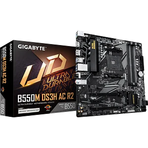 Placa Madre Gigabyte B550M DS3H AC R2 (AMD Socket AM4)