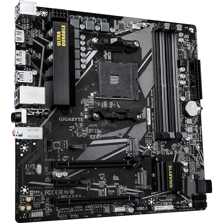Placa Madre Gigabyte B550M DS3H AC R2 (AMD Socket AM4) 4
