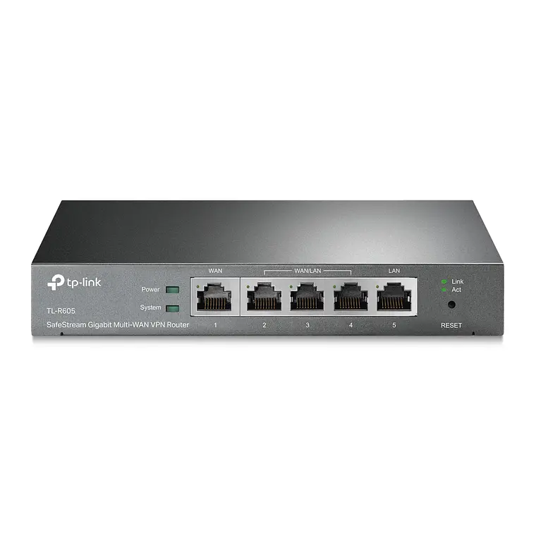 Router Gateway Omada Tp-Link AC1350 (3 puertos WAN 2 Puertos LAN Wifi incluido) ER605W.  3
