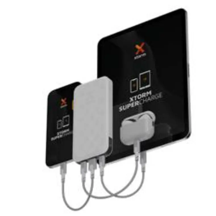 Bateria 10.000 mAh 2xUSB-C 1xUSB-A 20W Fuel Series Xtorm blanco crepúsculo 5