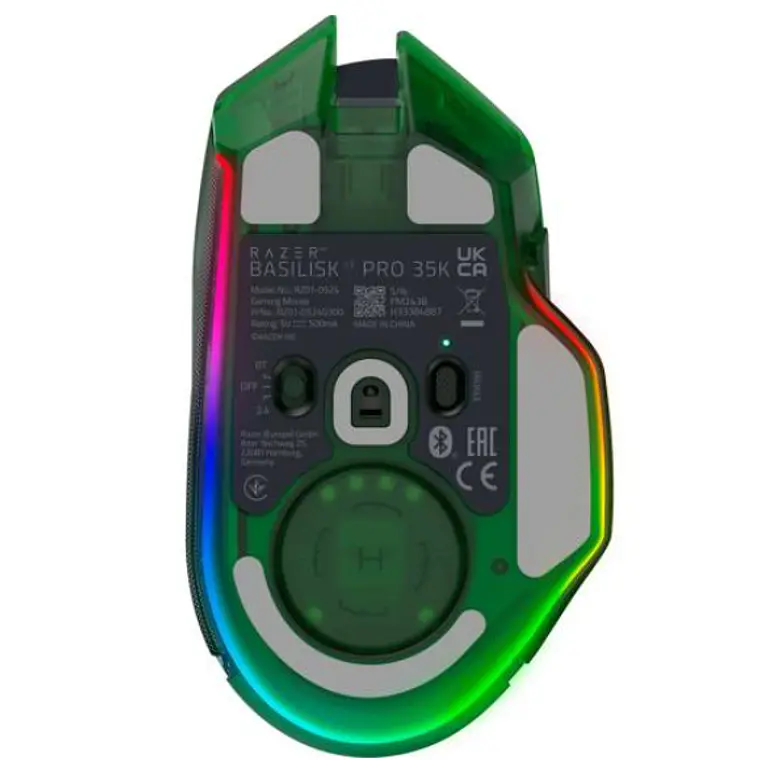 Mouse Gamer Inalámbrico Razer Basilisk V3 Pro 35K, 11 Botones, HyperSpeed, BT, Phantom Green 5