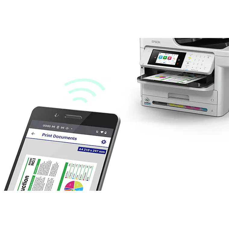 Impresora multifuncional Epson WorkForce Pro C5891 8