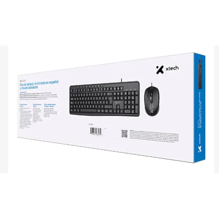 Kit Teclado y Mouse Cableado - Xtech - 6