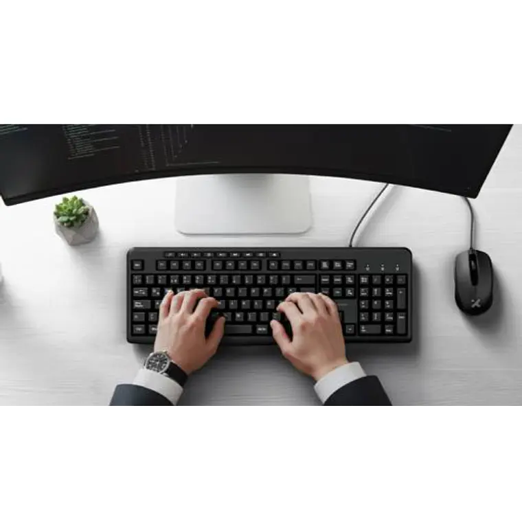 Kit Teclado y Mouse Cableado - Xtech - 3