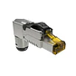 Conector RJ45 Nexxt XGiga NXM-STS01 Cat6A Blindado 90° Alto Rendimiento Red - Miniatura 5