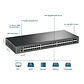 Switch Omada L2+ de 48 puertos Gigabit y 4 SFP+ a 10G, con 40 PoE+ y 8 PoE++ - Miniatura 4