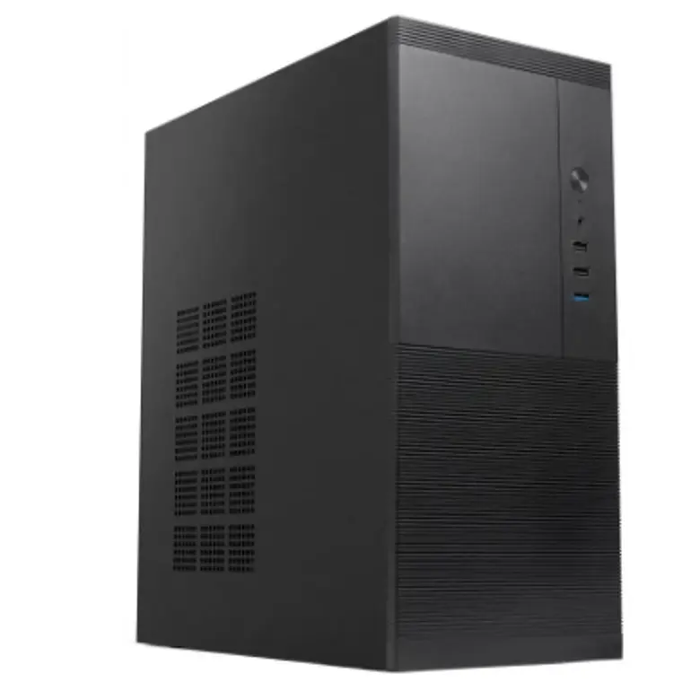 Gabinete EsGaming NB20 Mini Torre (Micro ATX, Fuente 650Watts, Negro) 1