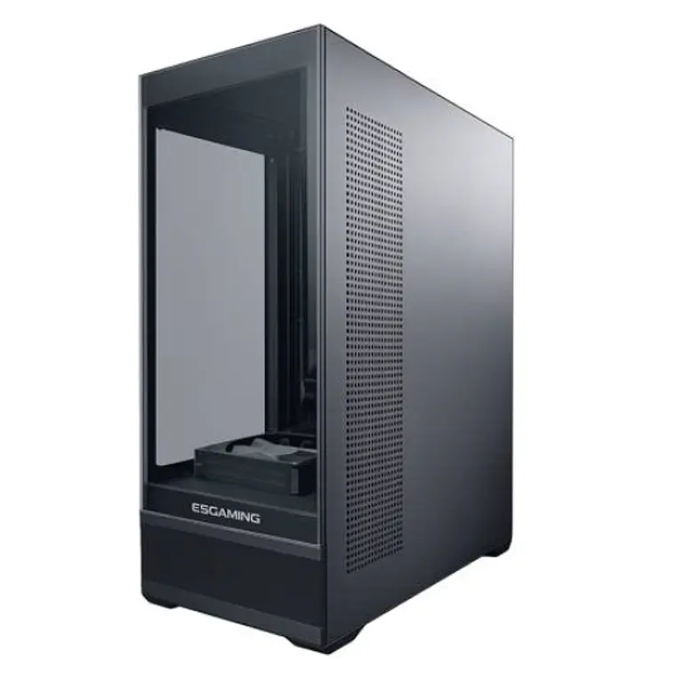 Gabinete Gamer Esgaming BK01, 6 Ventiladores ARGB, E-ATX, ATX, m-ATX, ITX, Negro 4