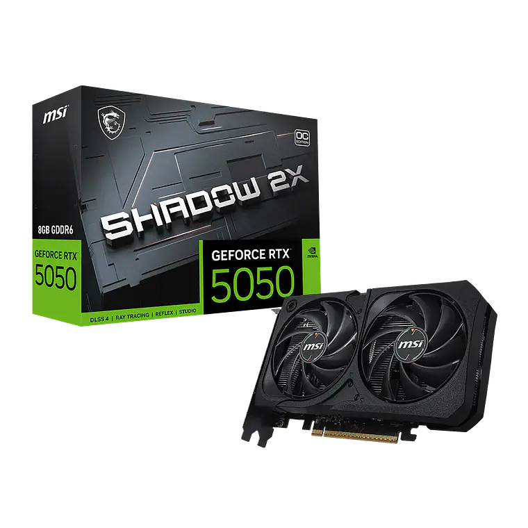 Tarjeta de Video GeForce RTX™ 5050 8G SHADOW 2X OC 1