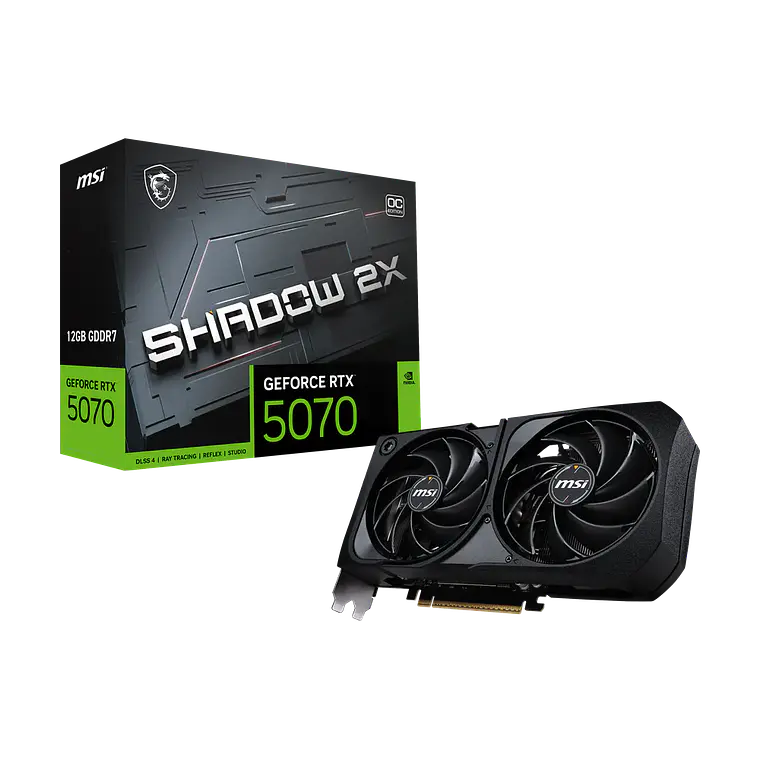 Tarjeta de Video GeForce RTX™ 5070 12G SHADOW 2X OC 1