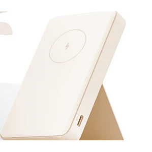 Cargador Xiaomi 6000mAh, 15W, carga rápida, USB-C, inalámbrica, Blanco