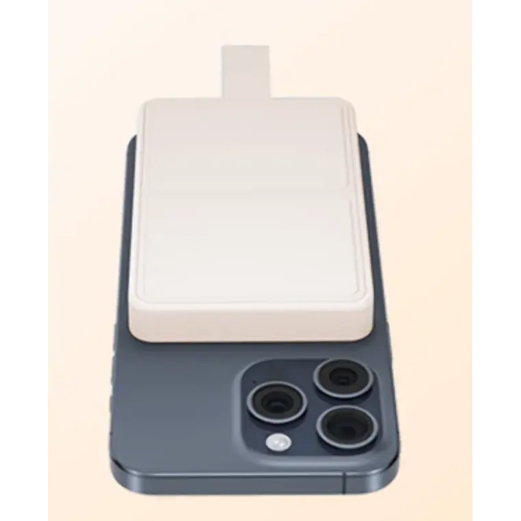 Cargador Xiaomi 6000mAh, 15W, carga rápida, USB-C, inalámbrica, Blanco 3