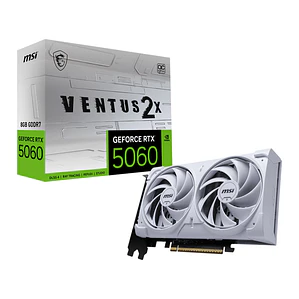 Tarjeta de video GeForce RTX 5060 8G VENTUS 2X OC White