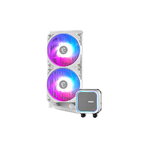 Refrigeración Líquida MSI MAG CORELIQUID A13 240 (LGA1851/AM5, 120mm x2, 3100rpm, Negro)