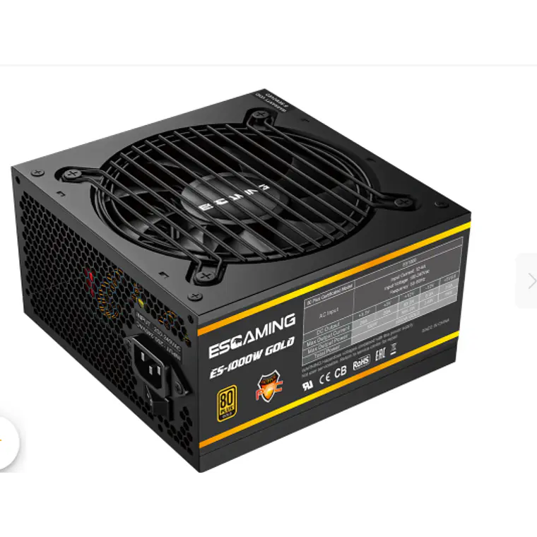Fuente de Poder 1000 W/ Gold 4