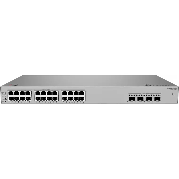 Switch 24 puertos Huawei S220S-24P4J PoE+ 10/100/1000 2