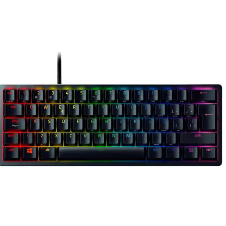 Teclado Gamer Razer Huntsman Mini, 60%, Switch Red, Chroma RGB, Snap Tap, Español 3