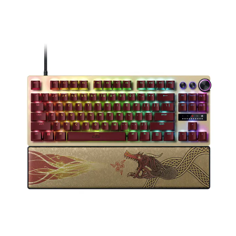 Teclado Gamer Razer Huntsman V3 Pro TKL Counter-Strike 2, Switch Analog-Optical Gen 2, Inglés 4