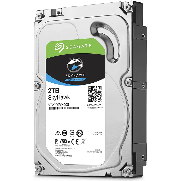Disco Duro 2TB interno | Seagate SkyHauwk Surveillance ST2000VX008 1