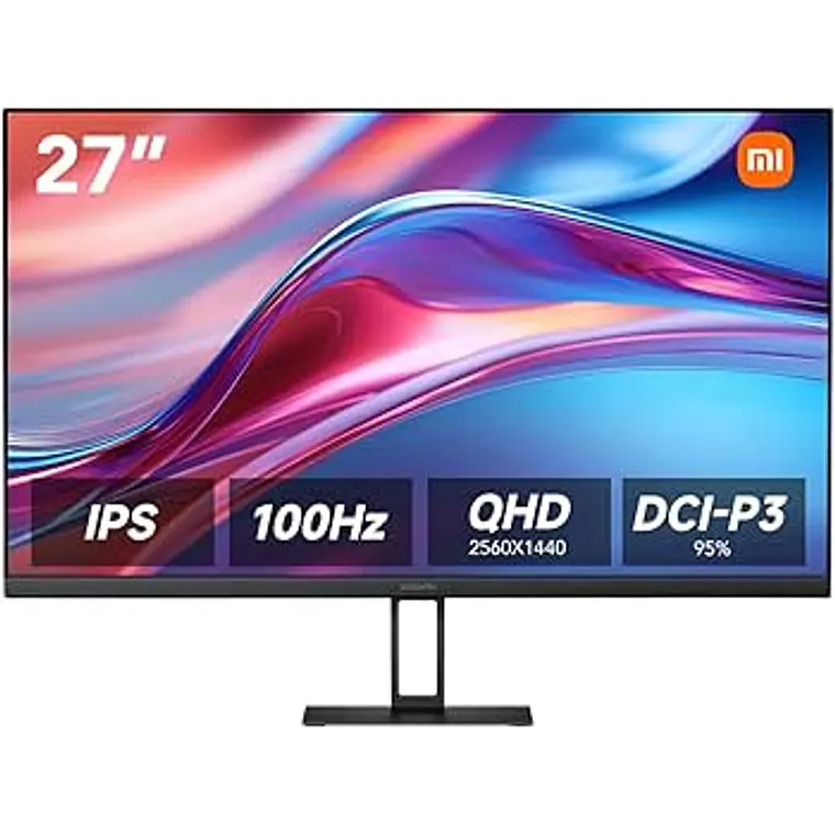 Monitor 27“ Xiaomi A27Qi 2K (2560 x 1440, 100Hz, IPS, HDMI/DisplayPort) 3