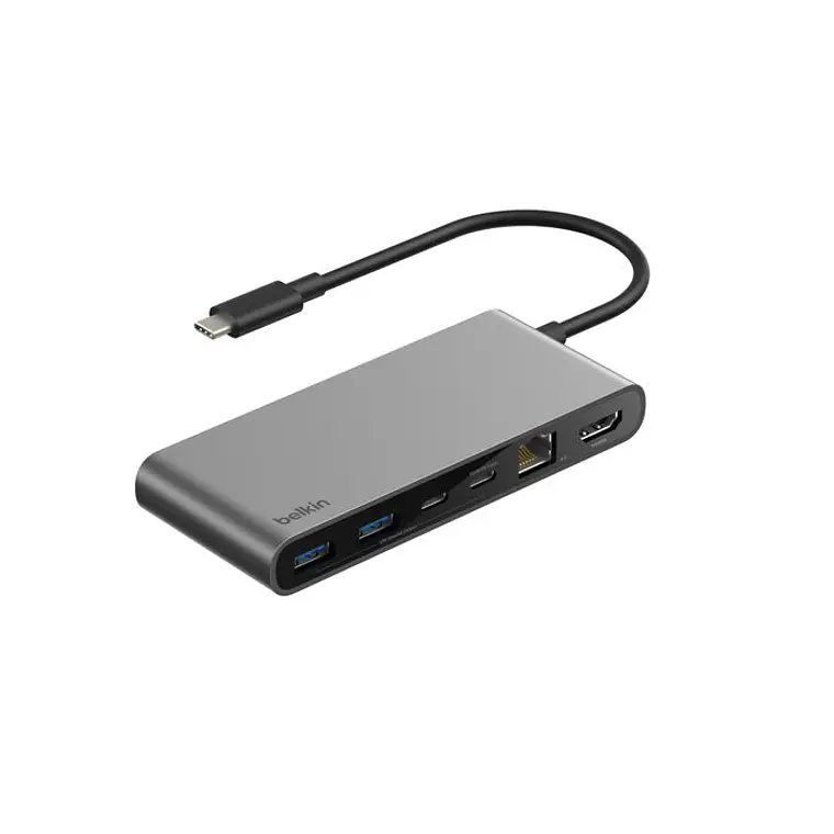 Hub 8en 1 USB-C Belkin con 2.5Gb Ethernet 1