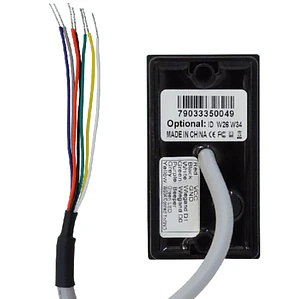 Lector esclavo de tarjetas RFID 125khz, wiegand 26bits, uso exterior ip65.