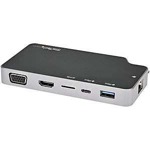 Docking Multipuertos USB-C - USB 3.1 Tipo C a Vídeo HDMI de 4K o VGA