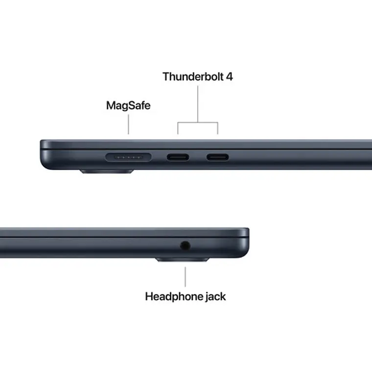 MacBook Air de 15.3“ (M5 10Core, GPU 10Core, 24GB Ram, 1TB, MacOS) Medianoche 3