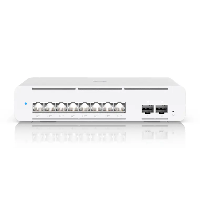 Switch 8 puertos Ubiquiti Pro XG 8 PoE 7