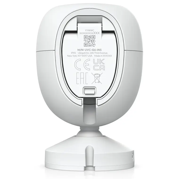 Camara IP Ubiquiti UVC-G6-INS Mural 4K WiFi IA MicroSD IPX5 IK04 5