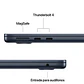 Apple MacBook Air 13“ (Early 2026), Chip M5 (CPU 10C, GPU 8C), RAM 16GB, SSD 512GB - Midnight - Miniatura 3