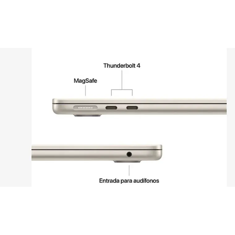 Apple MacBook Air 13 (Early 2026), Chip M5, CPU 10C, GPU 10C, RAM 16 GB, SSD 1TB, Starlight 3