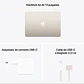 Apple MacBook Air 13 (Early 2026), Chip M5, CPU 10C, GPU 10C, RAM 16 GB, SSD 1TB, Starlight - Miniatura 4