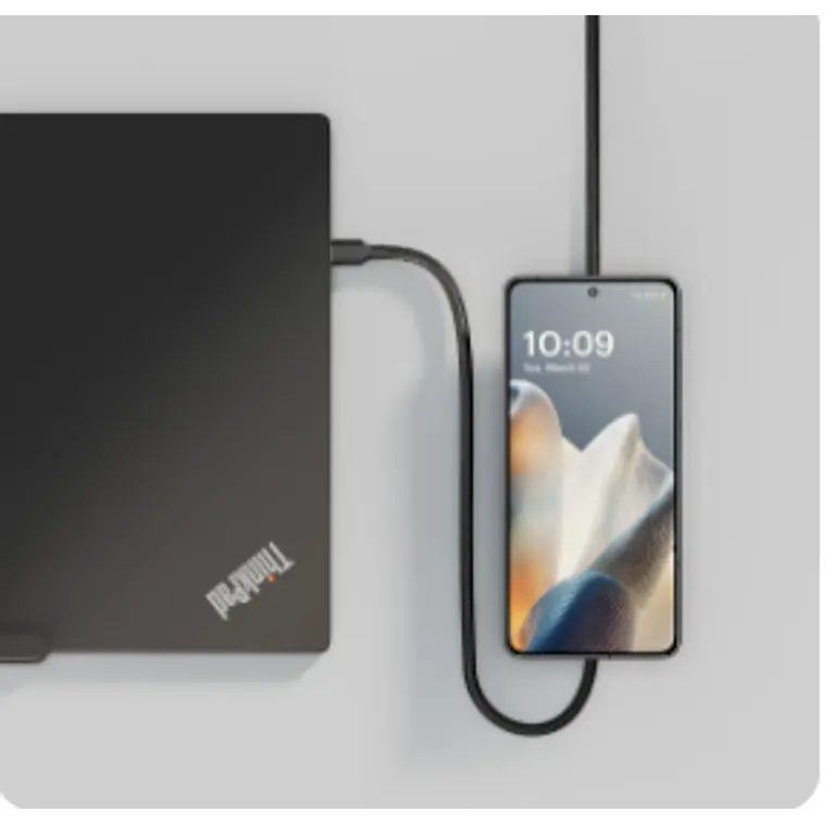Cable Cargador USB-C a USB-C Zens Pro 2 negro 2