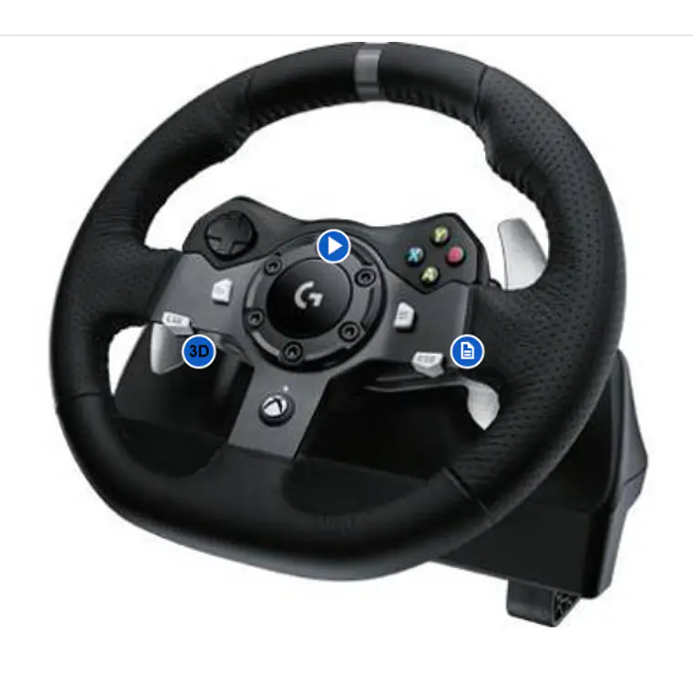 Volante de Carrera Gaming Logitech G920 Driving Force XBOX ONE, XBOX Series, PC 1