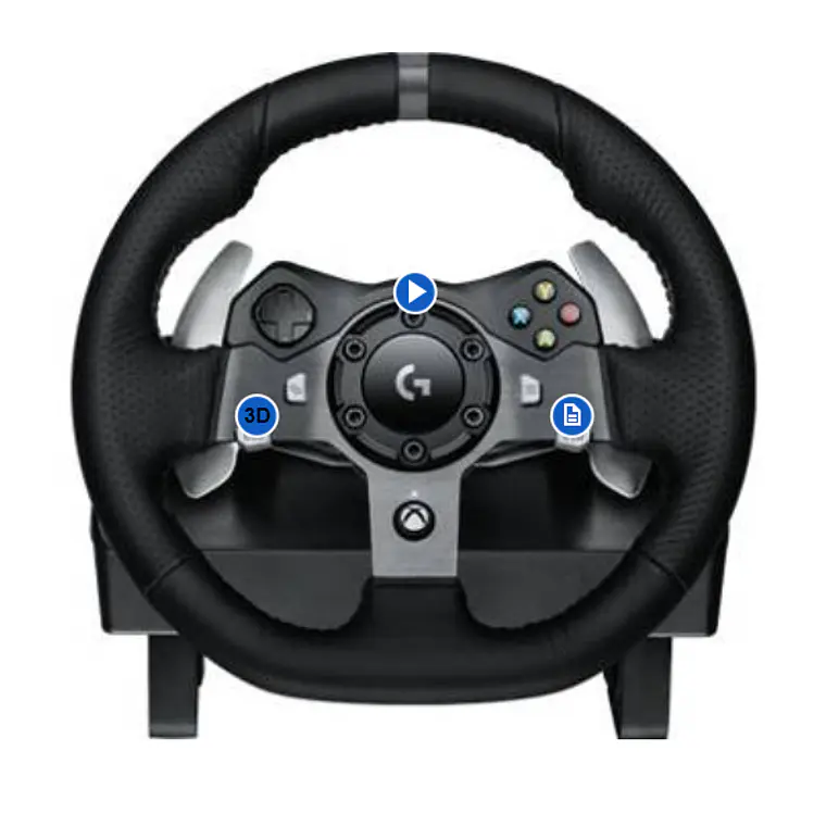 Volante de Carrera Gaming Logitech G920 Driving Force XBOX ONE, XBOX Series, PC 5