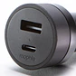 Cargador de auto USB-C/USB-A 42W - Mophie Negro - Miniatura 2