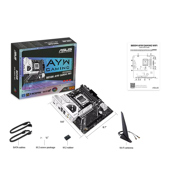 Placa Madre Asus B850M AYW GAMING WIFI 7