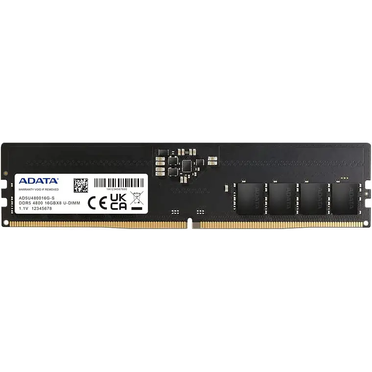 Memoria Ram 8GB DDR5 5600Hz CL46 UDimm ADATA SINGLE TRAY 1