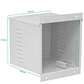 Gabinete Metálico para Sirena 15W con Ranuras y Tamper  - Miniatura 2
